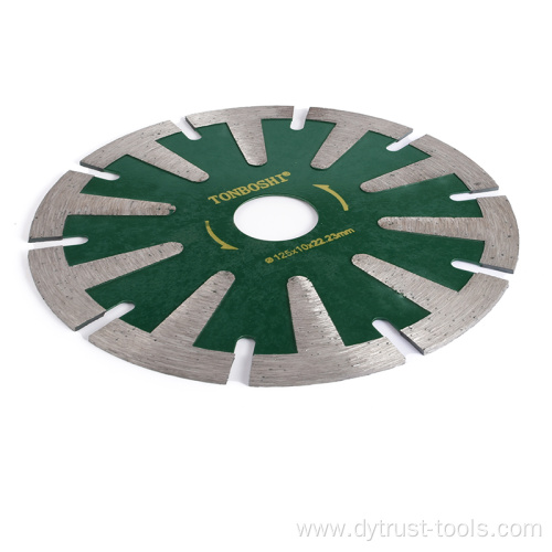 Cutter Circular Saw Blade Hot-pressed 125X22.23mm Hole T-shaped Tooth Guard Cutting Disc